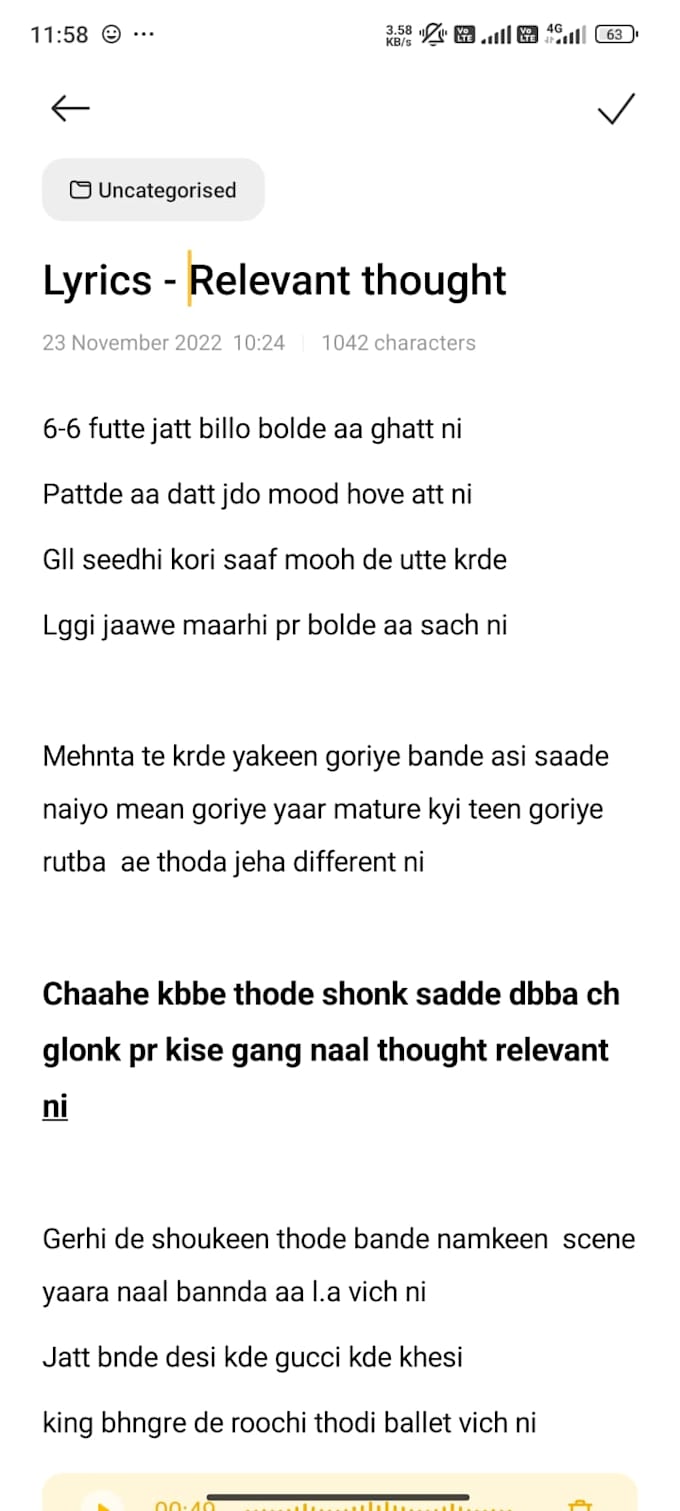 Bestseller - write your song sidhu or aujla style