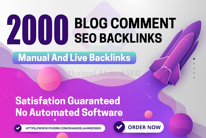 Gig Preview - Do 2000 dofollow blog comment SEO backlinks link building