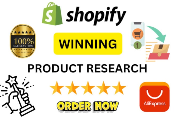 Gig Preview - Do shopify winning product research for dropshipping