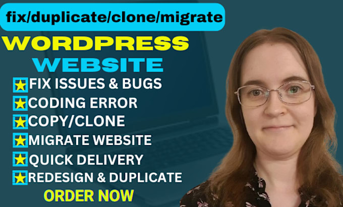 Gig Preview - Design redesign fix migrate clone edit duplicate rebuild ravamp on wordpress