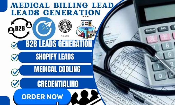 Gig Preview - Generate medical care billing payment posting   medical coding health care leads