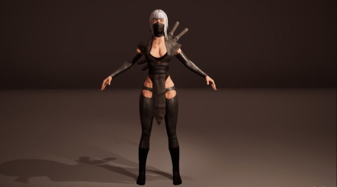 Gig Preview - 3d war game model, realistic game character, daz asset, ue5 control rig nsfw art