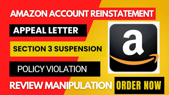 Bestseller - write a professional amazon account reinstatement appeal letter, amazon poa