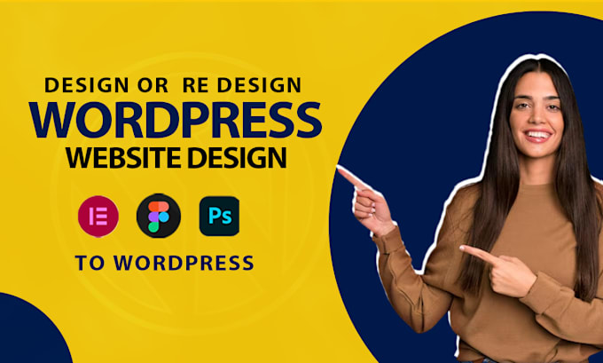 Gig Preview - Be business website builder or redesign, build, create wordpress website design