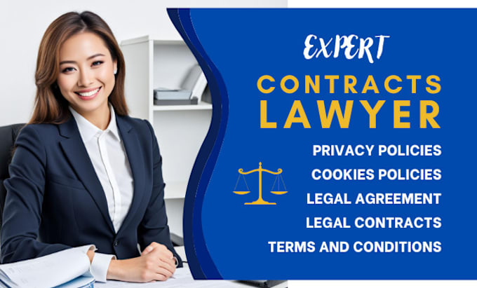 Gig Preview - Write legal contracts, terms and conditions, ndas and privacy policies