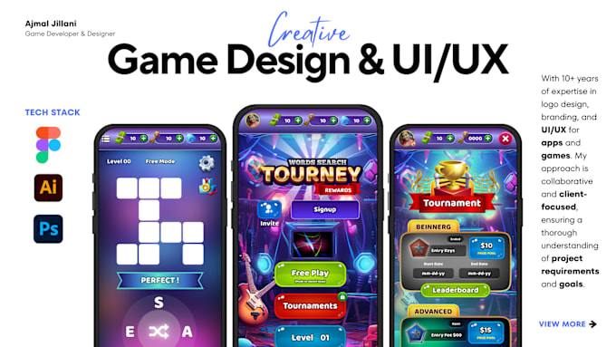 Gig Preview - Create high quality 2d game graphics and perfect game UI for android, ios, webgl