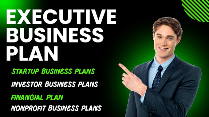 Gig Preview - Write detailed business plan for startups, investor business plan, nonprofit