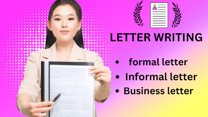 Bestseller - write you a formal, informal, or any other letter, email or documents