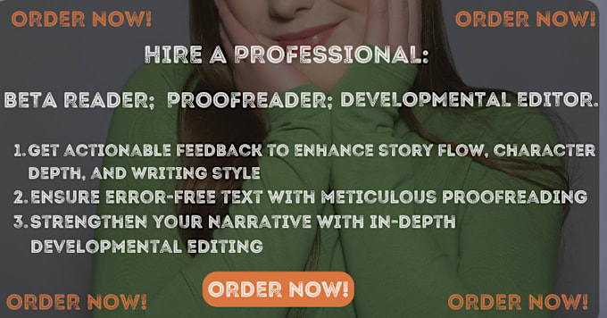 Gig Preview - Transform your manuscript  beta read proofread developmental edit of any genre