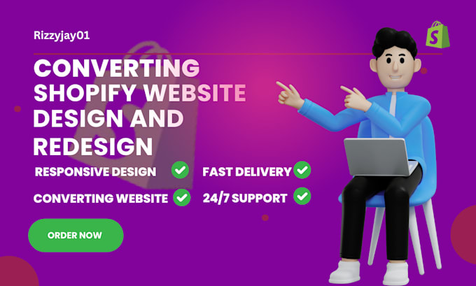 Bestseller - create a converting shopify website design