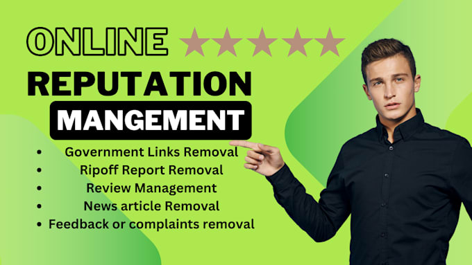 Gig Preview - Do perfectly online reputation management, suppress negative link, reverse seo