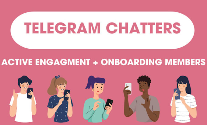 Bestseller - do  engaging and professional discord and telegram chatters for your community