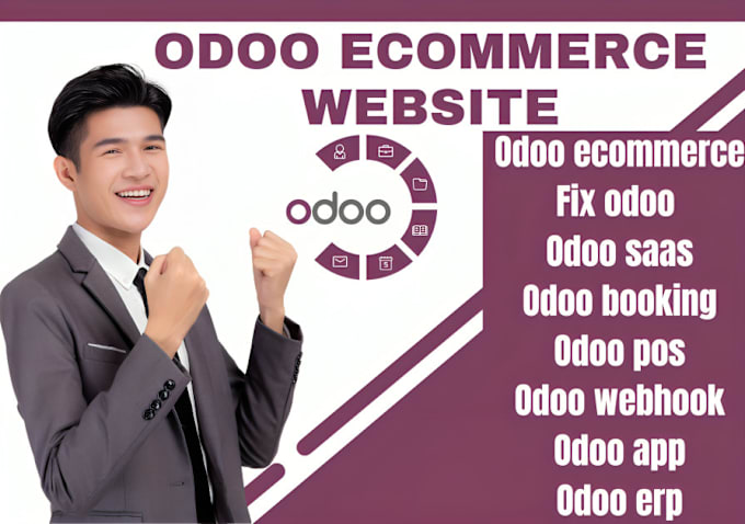 Gig Preview - Design fix odoo ecommerce odoo crm module business website odoo erp landing page