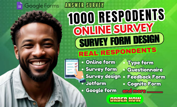 Gig Preview - Obtain online survey responses and polls with over 1000 targeted audience