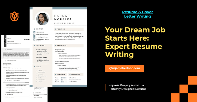 Bestseller - write you a professional CV resume and cover letter