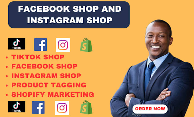 Bestseller - setup facebook shop, instagram shop, tiktok shop, and complete shopify marketin