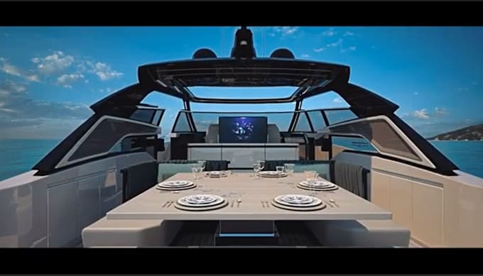 Gig Preview - Create realistic 3d ship animation, 3d yacht animation, 3d boat design 3d model