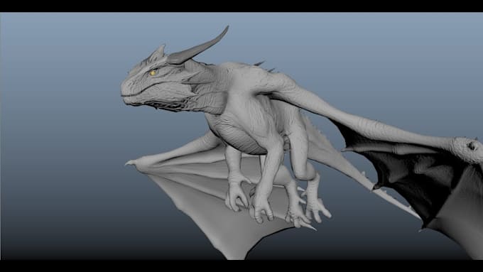 Gig Preview - Do 3d dragon animation, 3d animal design, 3d animal animation, 3d animal model