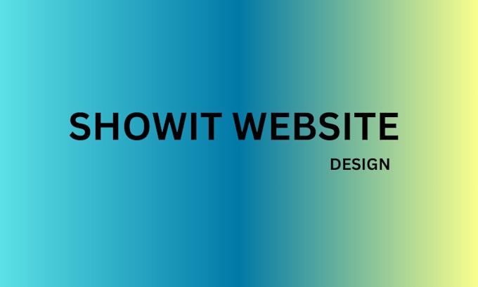 Gig Preview - Design and customize showit website and showit template