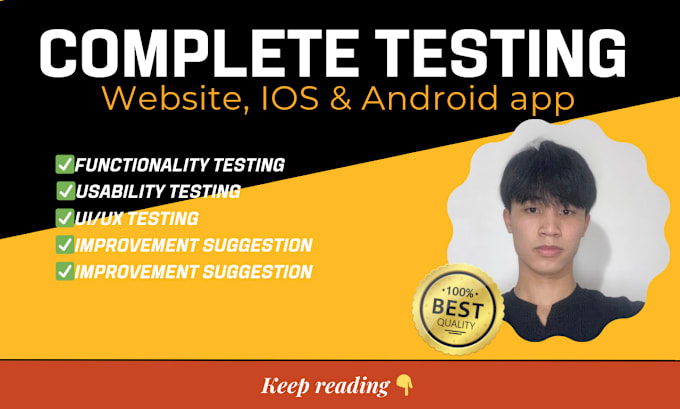 Gig Preview - Perform manual QA testing for your website or app