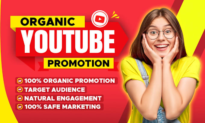 Gig Preview - Superfast organic youtube video promotion, channel promotion