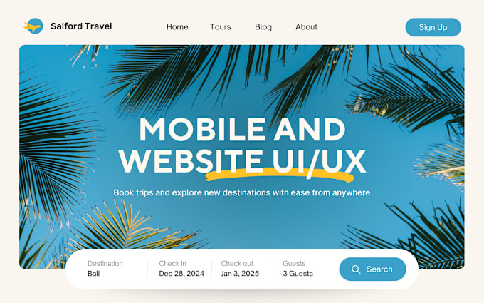 Gig Preview - Provide expert website, mobile app UI UX design services