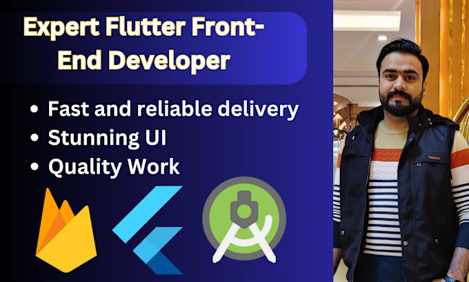 Gig Preview - Develop front end applications in flutter android IOS web