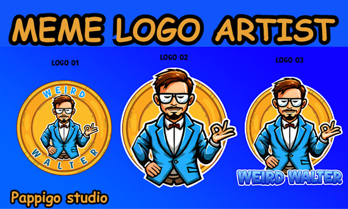 Gig Preview - Do crypto logo, memecoin art, telegram stickers, pepe, brett meme, animation gif