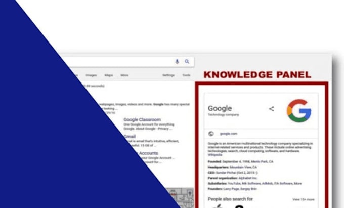 Gig Preview - Set up a verified google knowledge panel for individual and local businesses