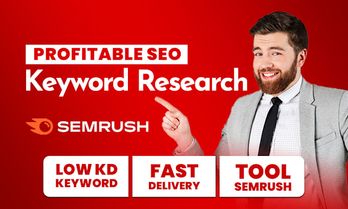 Gig Preview - Do profitable seo keyword research using semrush