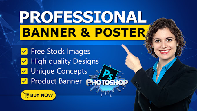 Gig Preview - Make professional poster and banners design within 12 hours