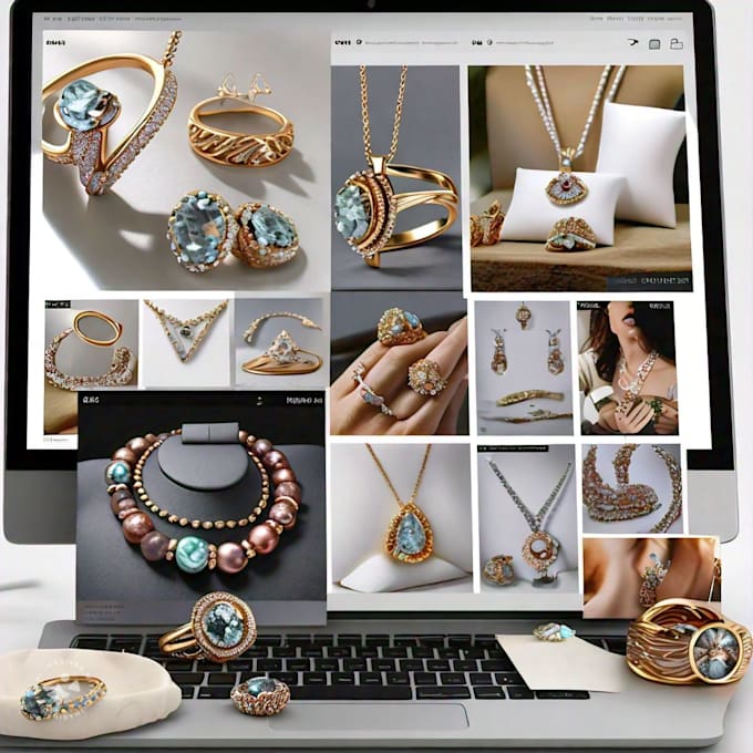 Gig Preview - Elegant jewelry shopify store fashion store jewelry website