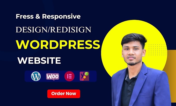 Gig Preview - Be best your wordpress website design redesign copy clone customize specialist