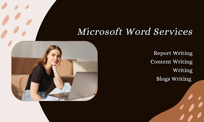 Gig Preview - Expert report writing, content writing, and typing services ms word