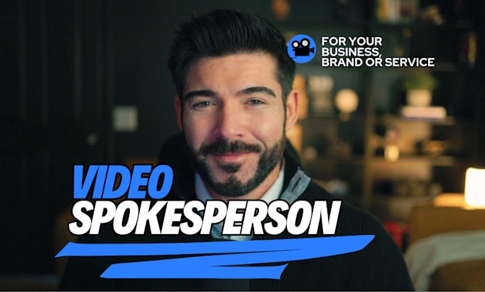 Gig Preview - Record a dynamic spokesperson video and be your professional actor