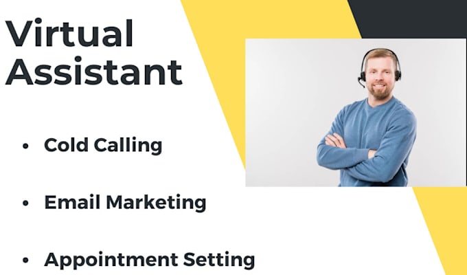 Gig Preview - Be your virtual assistant cold calling appointment setter