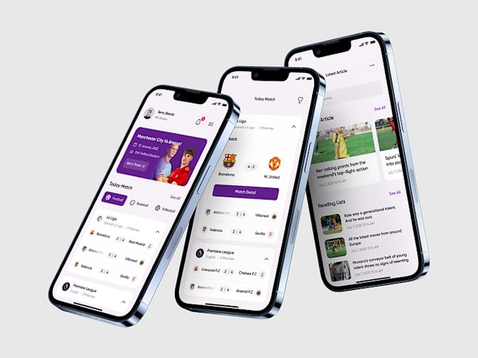 Gig Preview - Develop sport bet app, sport website, tournament website