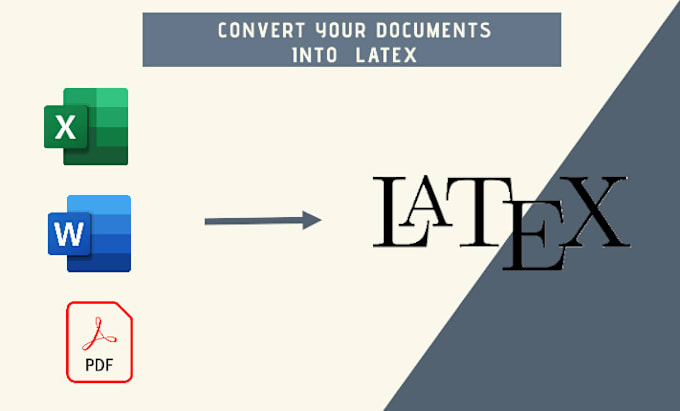 Bestseller - convert your document into a latex file