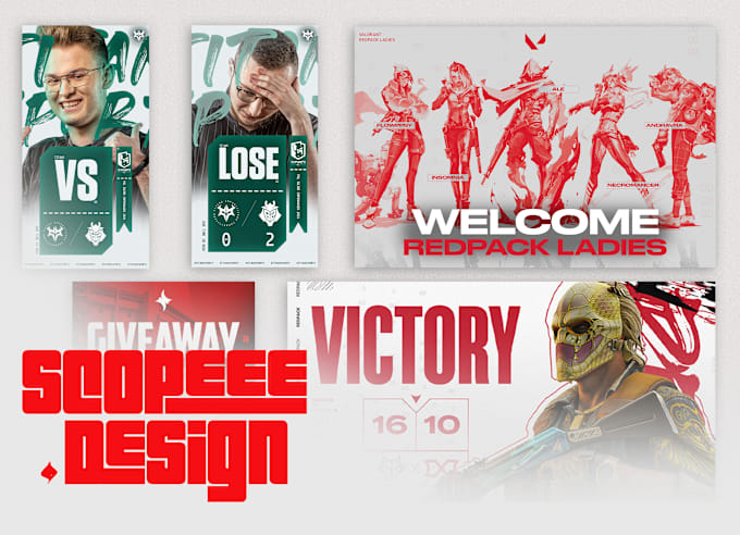 Bestseller - make design for your esports team