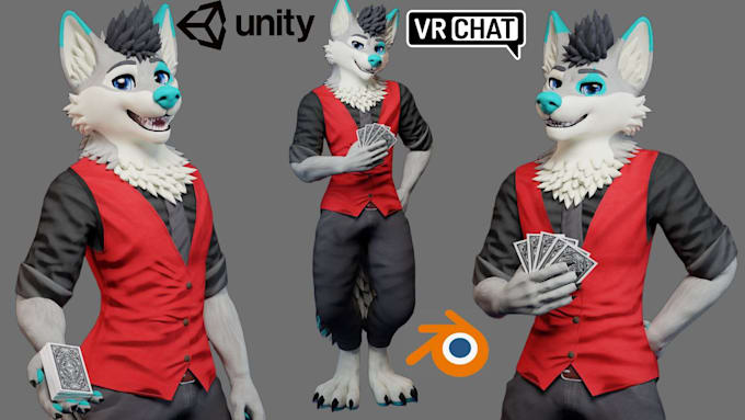 Gig Preview - Do vrchat avatar, vrc character, vrc avatar, vr chat avatar, 3d nsfw avatar, vrc