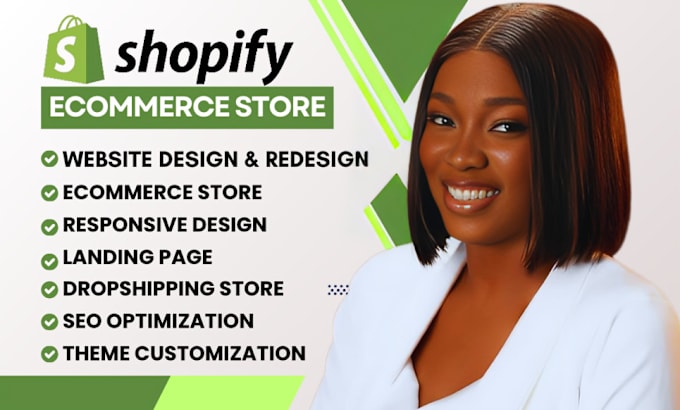 Gig Preview - Redesign shopify website design shopify website redesign shopify store design