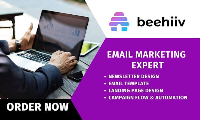 Gig Preview - Professionally setup beehiiv account beehiiv email newsletter beehiiv automation