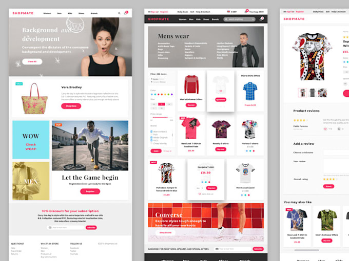 Gig Preview - Create ecommerce website, property management website readymade ecommerce app