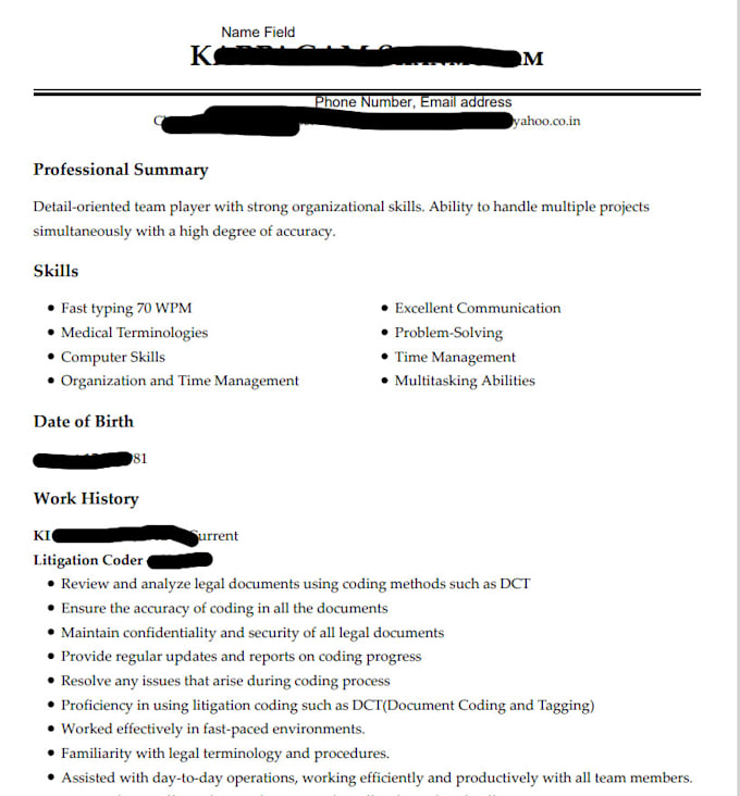 Bestseller - prepare resume and cover letter