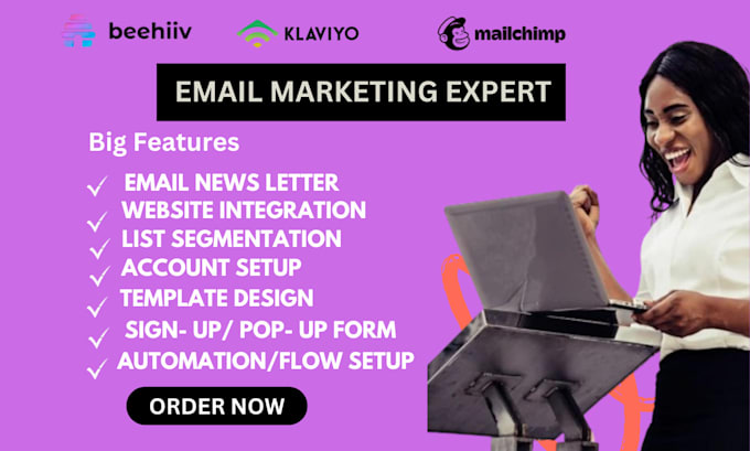 Gig Preview - Setup beehiiv email newsletter beehiiv account beehiiv automation email template