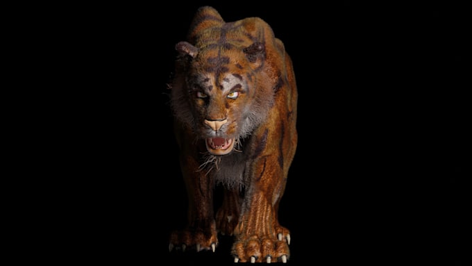 Gig Preview - Do 3d cgi animal animation 3d animal model 3d animal rigging, 3d vfx compositing