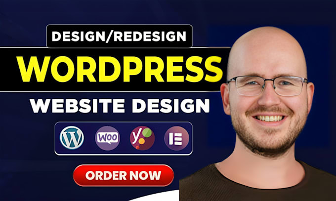 Gig Preview - Build wordpress blog website, wordpress website development, business website