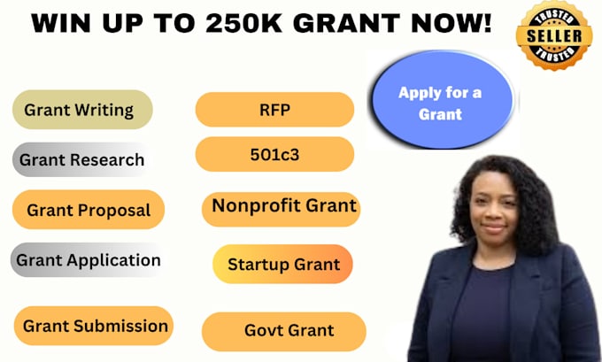 Gig Preview - Do writing grant research grant proposal for nonprofit and startup