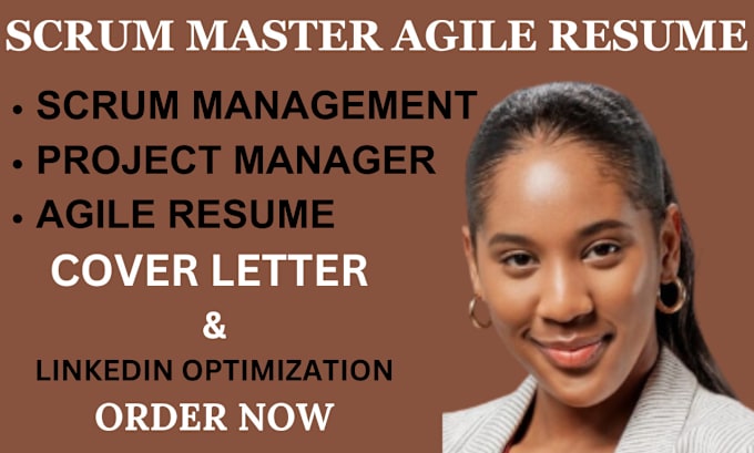 Bestseller - perfectly write and rewrite pmp, agile, and scrum master resume, cover letter