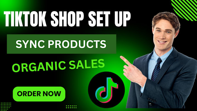 Gig Preview - Grow your shopify sales with tiktok shop ads setup tiktok ecommerce seller shop